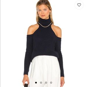 SUPERDOWN cold shoulder sweater